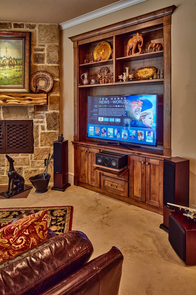 Television and audio system installation