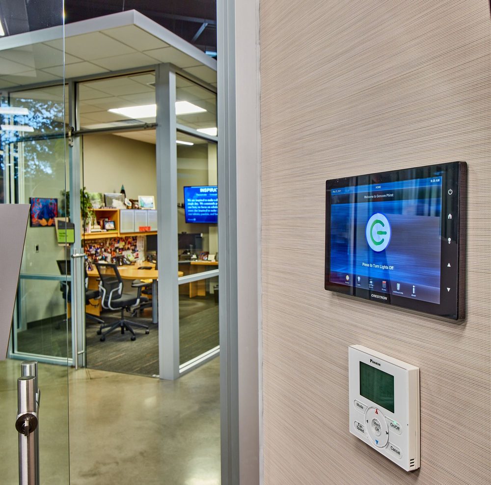Commercial wall control panel