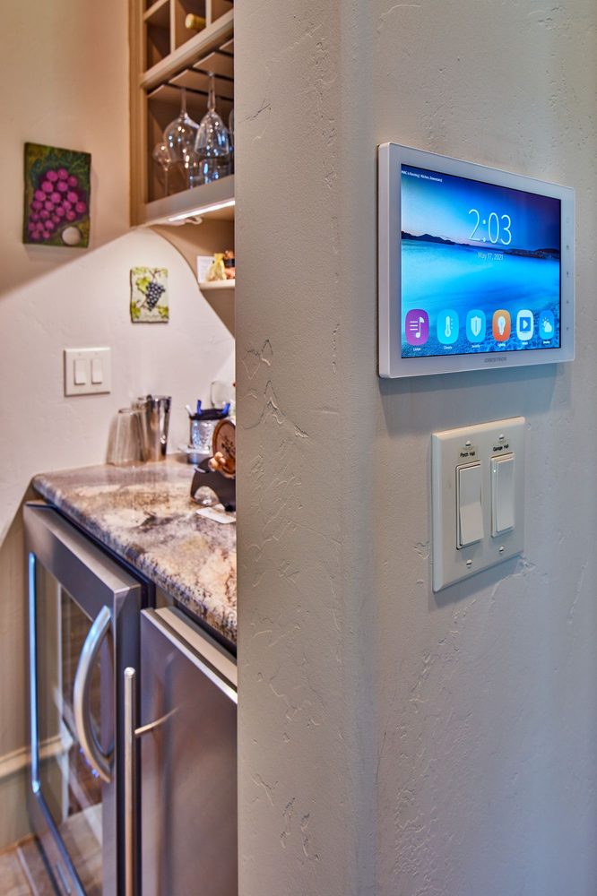 In-wall smart-home control panel